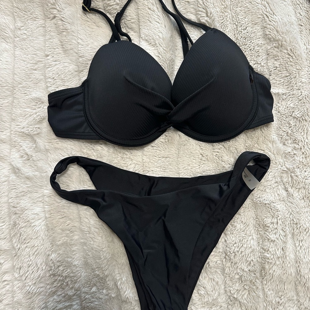 Black Women's Swimwear Set